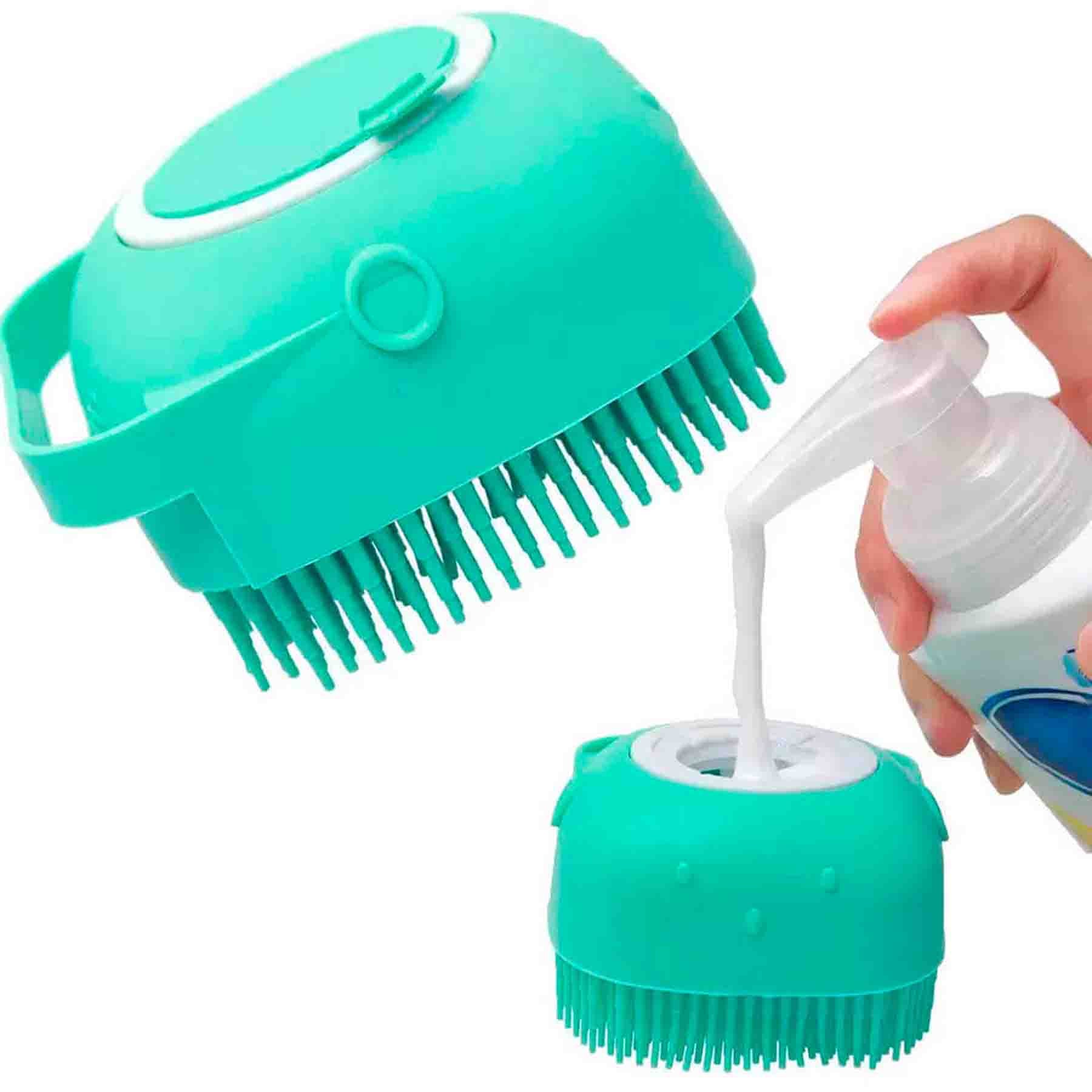Cepillo Dispensador Jabón Silicona