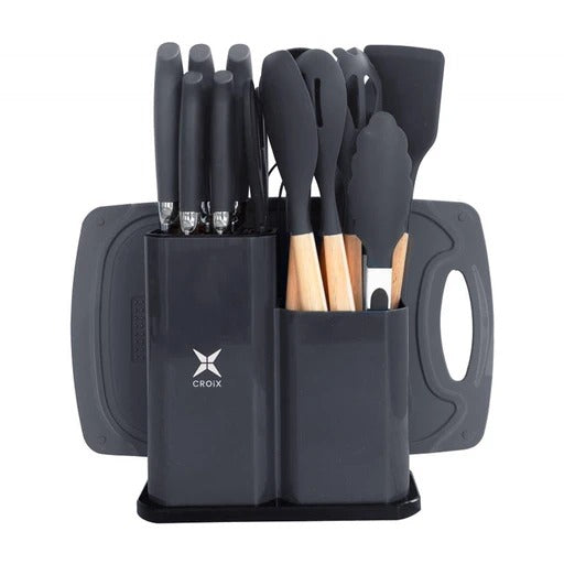 PACK UTENCILIOS DE 19 PCS + DISPENSADOR DE HUEVOS